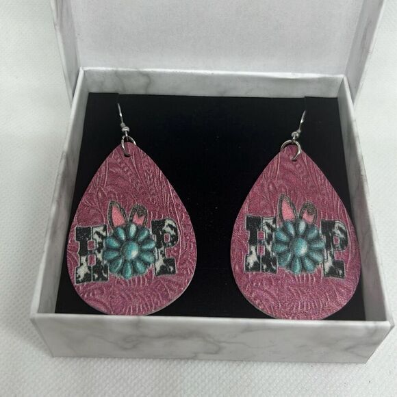 Easter Teardrop Earrings - Picture 1 of 1